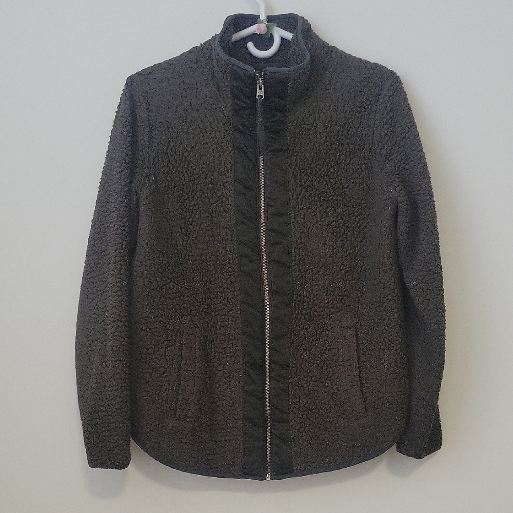 AF Women's Black Sherpa Jacket